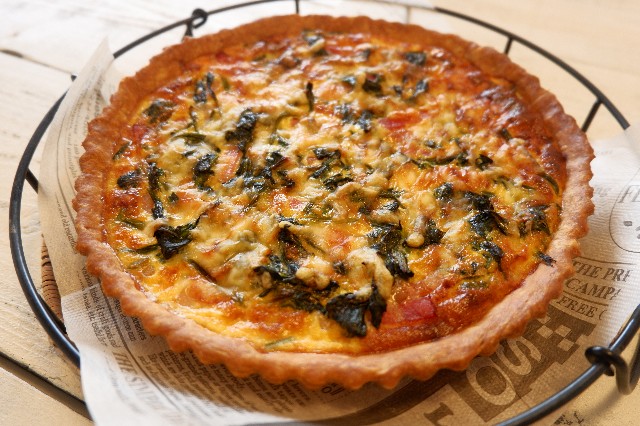 【2026.3単発レッスン】ベーコンとほうれん草のキッシュのご案内